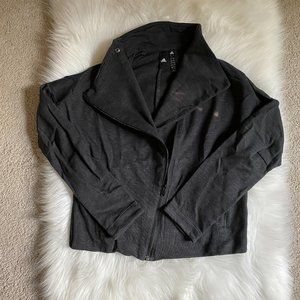 Adidas asymmetric zip top, L
